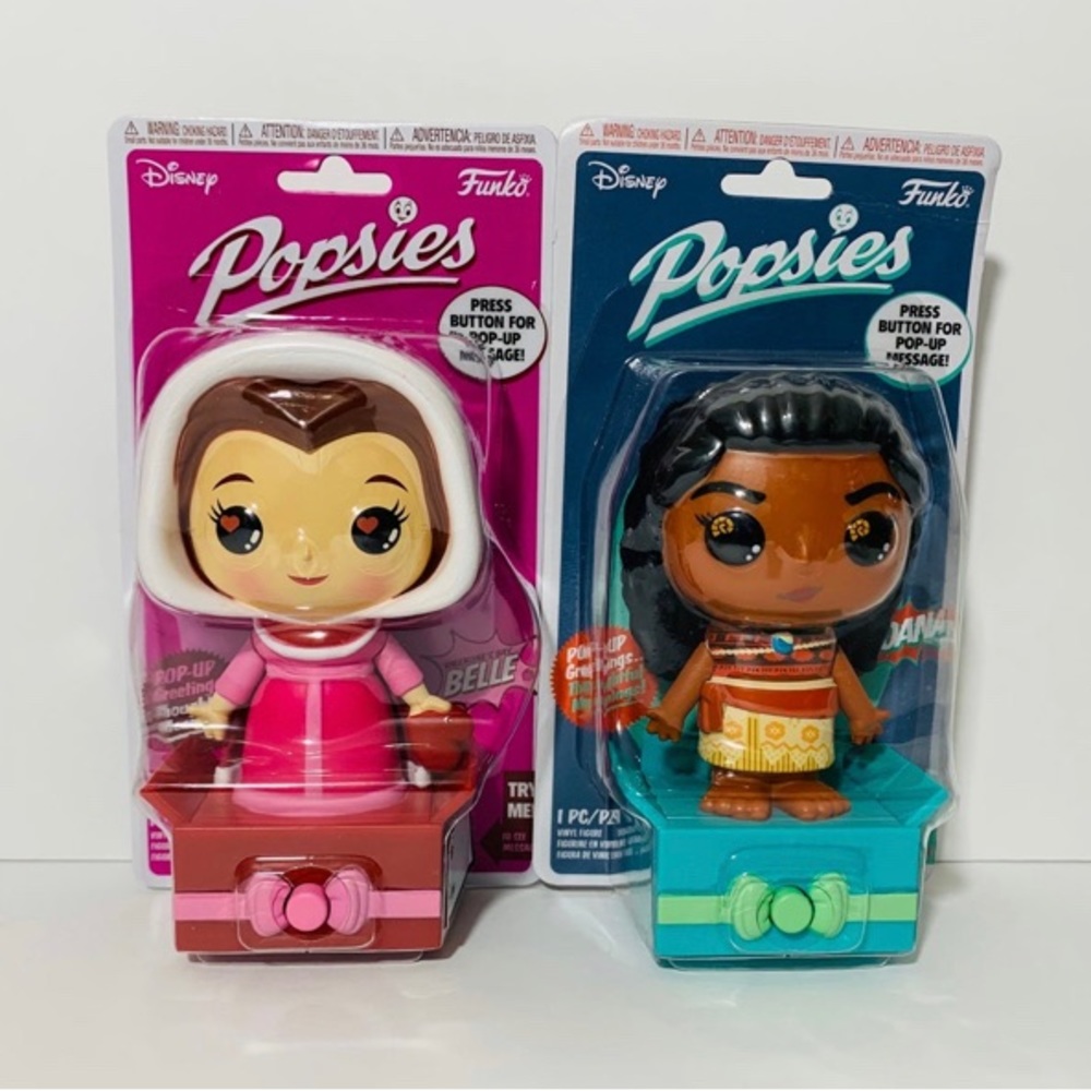🆕 Funko Popsies Disney Princesses - Beauty And The Beast Belle & Moana